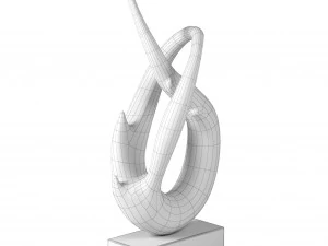 thomas gymnastic figurine modern sculpture 3D Model