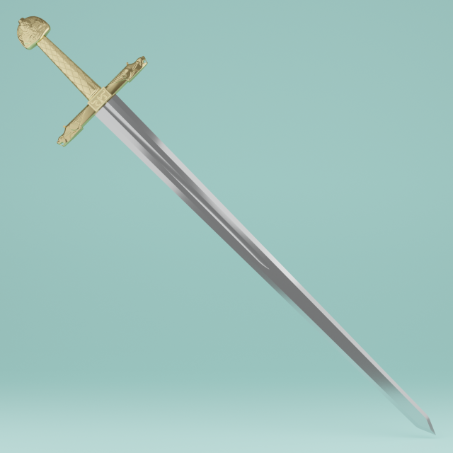joyeuse 3D Модель .c4d .max .obj .3ds .fbx .stl .blend