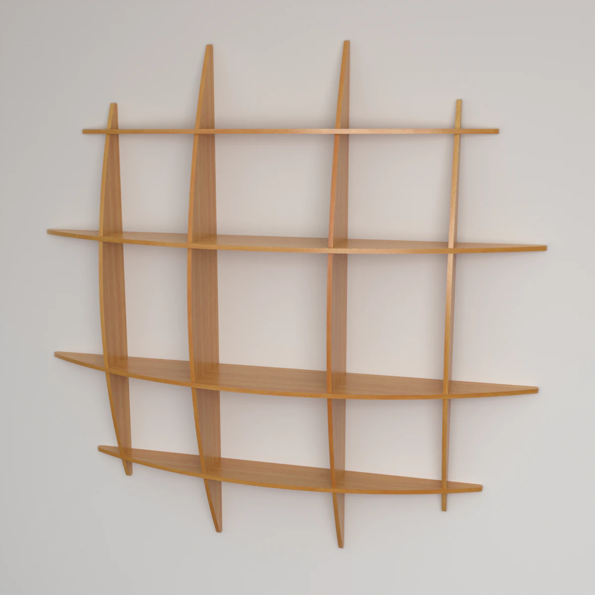 Shelf 3D Model .c4d .max .obj .3ds .fbx .stl .blend 