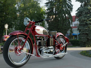 1948 triumph speed twin 3D Model