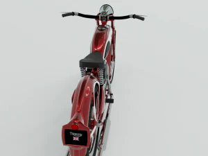 1948 triumph speed twin 3D Model