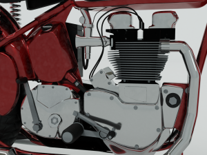 1948 triumph speed twin Model 3D