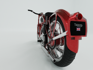 1948 triumph speed twin Model 3D
