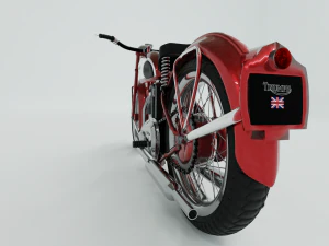 1948 triumph speed twin 3D Model