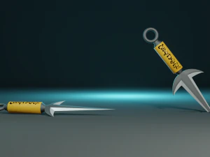 Kunai minato 3D Model