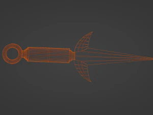 Kunai minato 3D Model