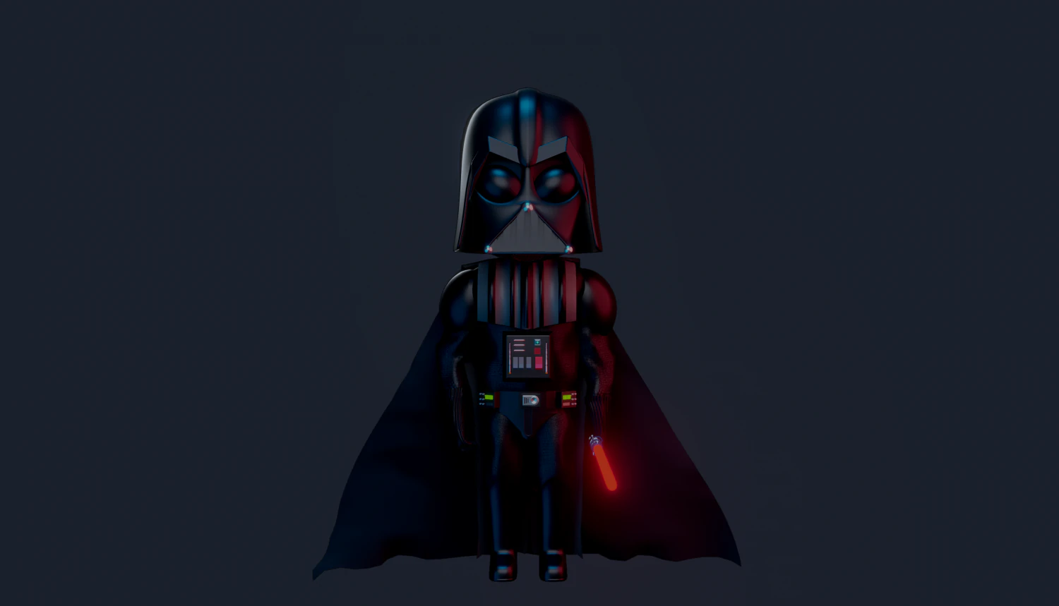 Darth Vader 3D Model .c4d .max .obj .3ds .fbx .stl .blend 