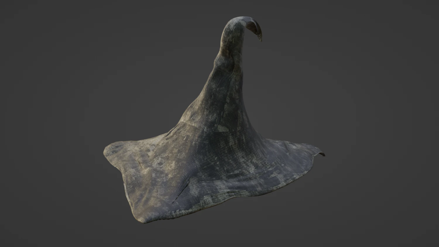 Leather hat 3D Model .c4d .max .obj .3ds .fbx .stl .blend 