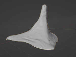 Leather hat 3D Model