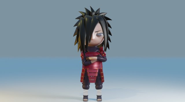 Madara Uchiha 3Dモデル .c4d .max .obj .3ds .fbx .stl .blend 
