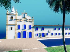 Konwent Santo Alberto Model 3D