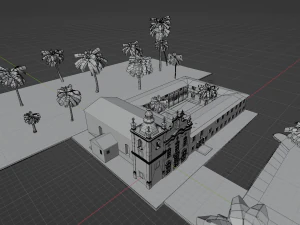 Convento Santo Alberto 3D Model