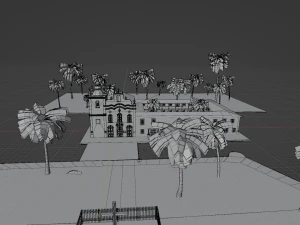 Convento Santo Alberto 3D Model