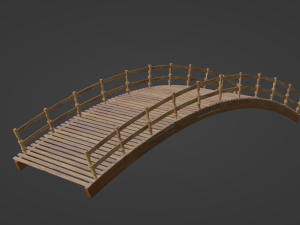 Bridge Customizable 3D Модель