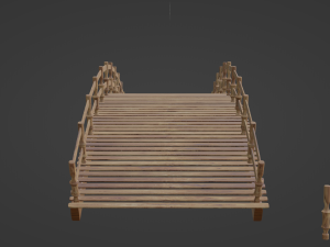 Bridge Customizable 3D Модель