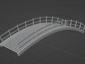 Bridge Customizable 3D Модель