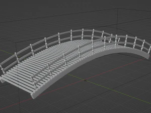 Bridge Customizable 3D Model