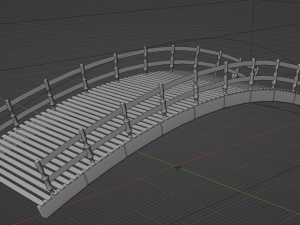 Bridge Customizable 3D Модель