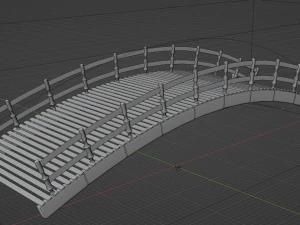 Bridge Customizable 3D Model