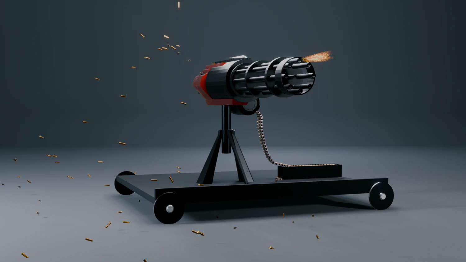 Loose cannon 3D Model .c4d .max .obj .3ds .fbx .stl .blend