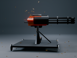 Loose cannon 3D Model