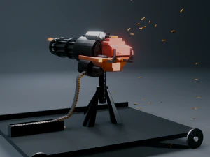Loose cannon 3D Model