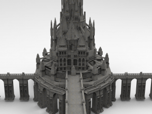 Arch Magician Tower Palace 3 3D Модель
