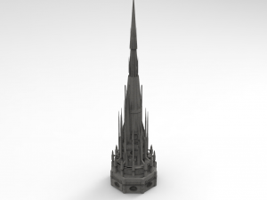 Arch Magician Tower Palace 6 3D Модель