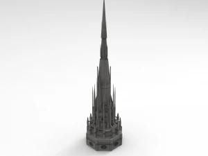 Istana Menara Penyihir Lengkungan 6 Model 3D