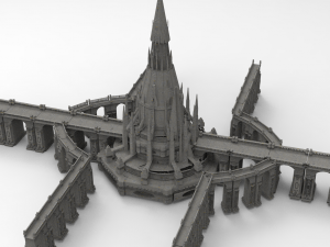 Arch Magician Tower Palace 10 3D Модель