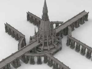 Magician Tower Palace 11 3D Модель
