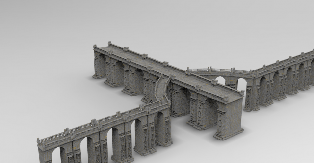 Arch Magician Bridges 3 Modello 3D .c4d .max .obj .3ds .fbx .stl .blend 