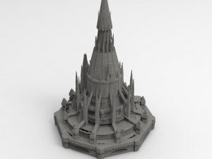 Arch Magician Tower Palace 12 3D Модель