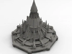 Arch Magician Tower Palace 13 3D Model