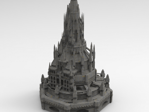 Arch Magician Tower Palace 16 3D Model