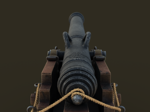 ship cannon model 3D Model
