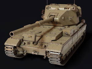 fv215b - 183 Modello 3D