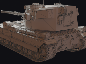 fv215b - 183 Modello 3D