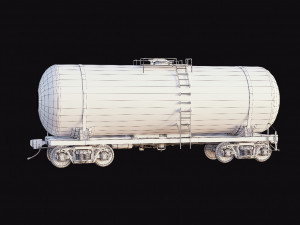 old russian tank wagon Modèle 3D