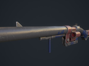 Handmade Shotgun 3D Model