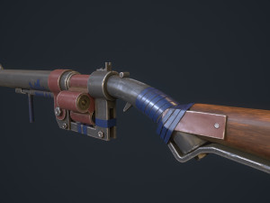 Handmade Shotgun 3D Model