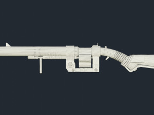 Handmade Shotgun 3D Model