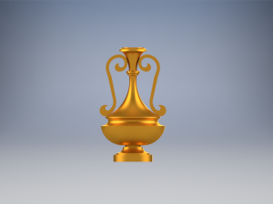 gold vase 3D Baskı Modeli