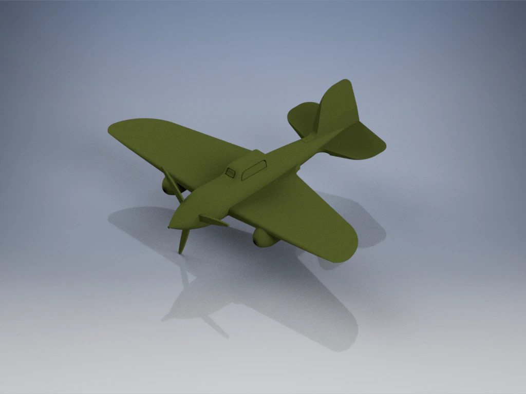 il-2 3D Model .c4d .max .obj .3ds .fbx .stl .blend 
