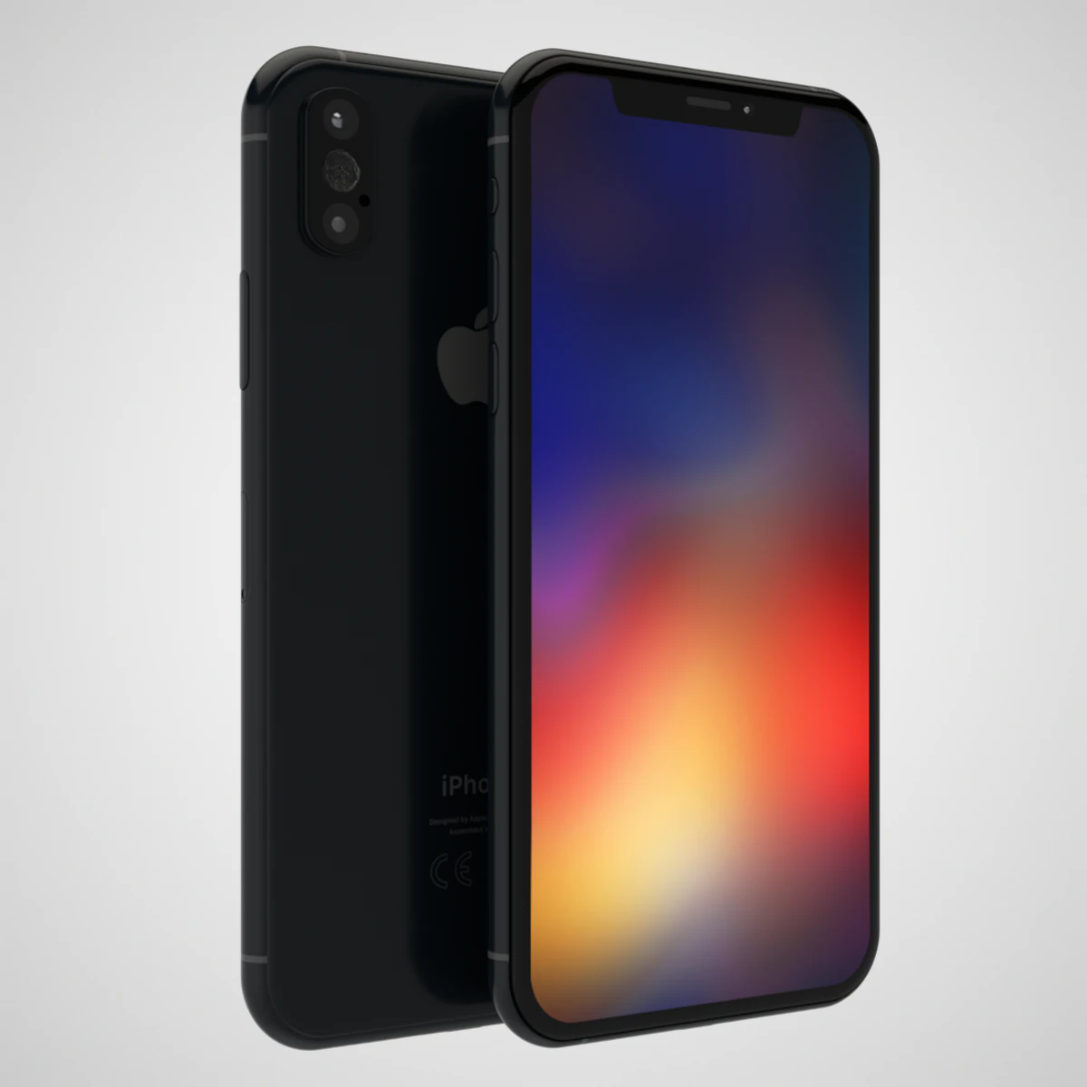 iphone xs 3D Model .c4d .max .obj .3ds .fbx .stl .blend 