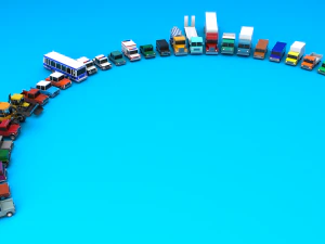 veicoli urbani Modello 3D