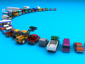 city vehicles 3D Model