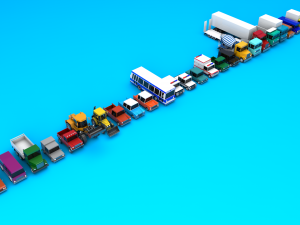 city vehicles 3D Model
