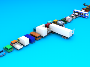 city vehicles 3D Model