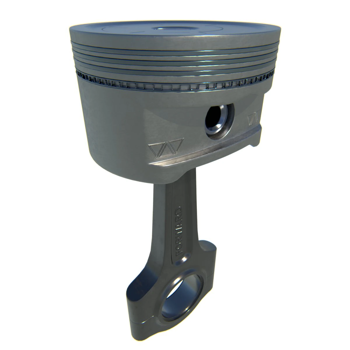 piston 3D Model .c4d .max .obj .3ds .fbx .stl .blend 